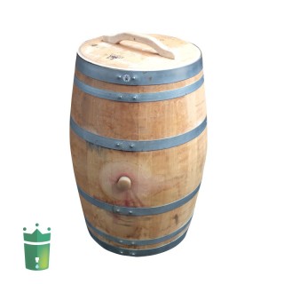 wine barrels made of oak